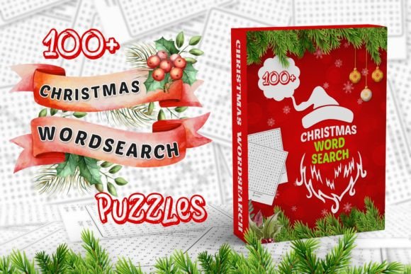 100 Christmas Word Search Puzzles for All Ages