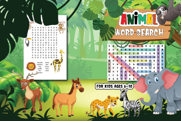 Animal Word Search Puzzles: A High-Value KDP Asset