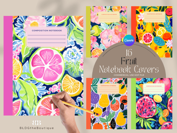 Boost Your Amazon KDP Sales with Fruit Journal Cover Templates