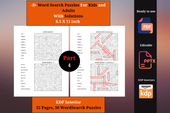 Evaluating D Word Search Puzzles for KDP 4: A Practical Resource Analysis