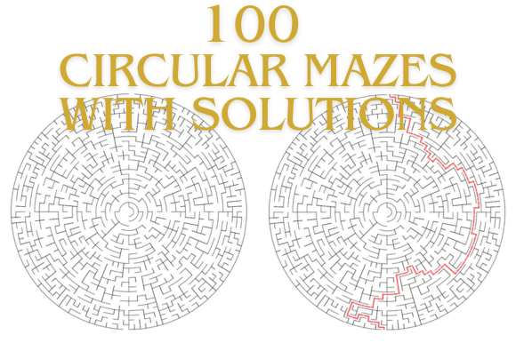Exploring KDP Pages Mazes Circular with Solutions