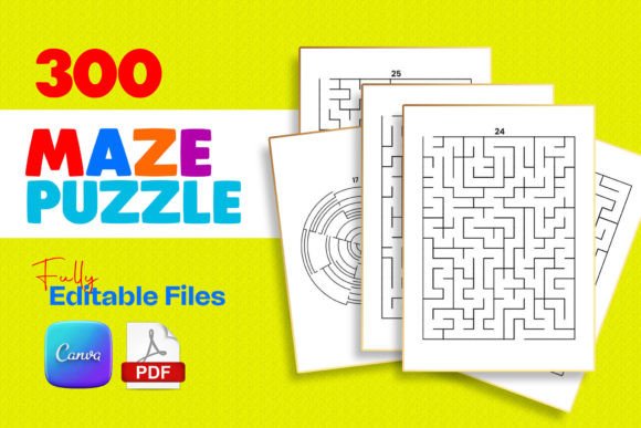 Maze Puzzle for Kids: 300 Mazes Interior