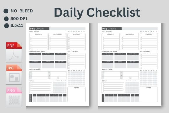 Organize Your Life with a Daily Checklist Logbook