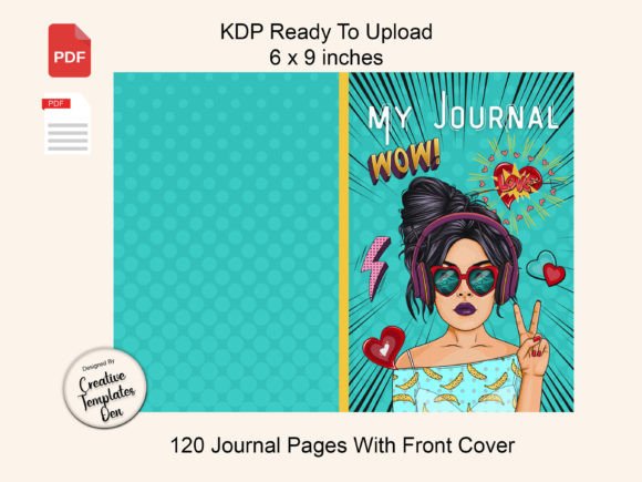PopArt KDP Complete Journal: Bold Design Resource