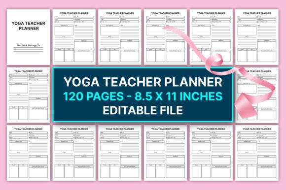 Streamline Your Yoga Studio with an Editable Teacher Planner