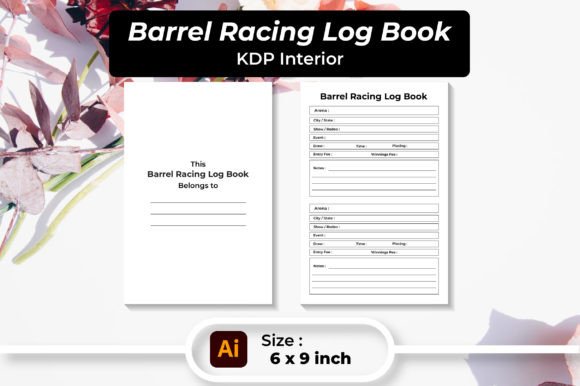 The Strategic Edge of a Barrel Racing Log Book KDP Interior