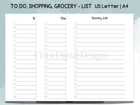 The Ultimate Guide to Minimalist Printable Lists: From To-Do Lists to Grocery Shopping