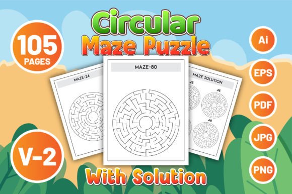 Unlock Creativity and Focus with Circular Maze Puzzle Vol-2