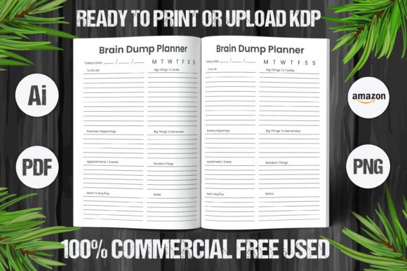 Your Guide to the Brain Dump Planner 2023-2024 KDP Design